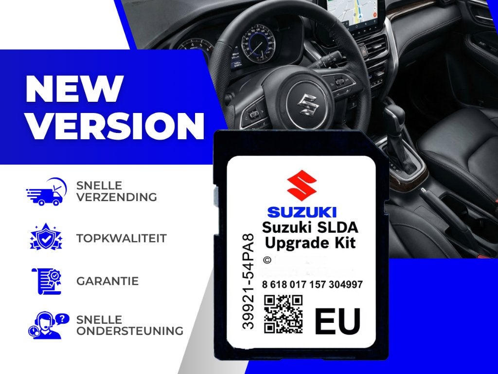Suzuki SLDA 2023 - 2025 ✅ Navigatie SD-Kaart, Europa, Computers en Software, Navigatiesoftware, Verzenden, Nieuw, Landkaarten