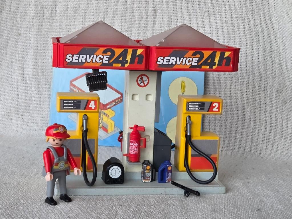 Playmobil Tankstation (3218), Kinderen en Baby's, Speelgoed | Playmobil, Gebruikt, Ophalen of Verzenden