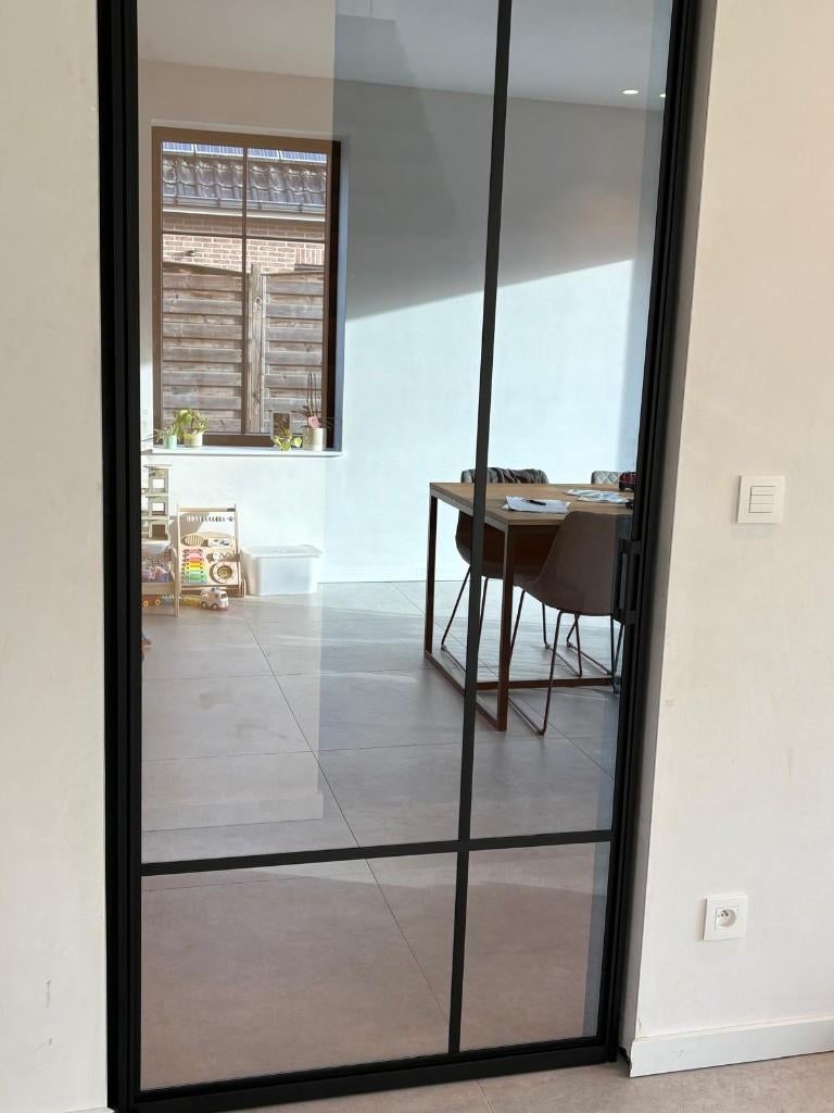 Aluminium binnen deur nieuw uit voorraad  aan 60% korting, Doe-het-zelf en Bouw, Deuren en Vliegenramen, Ophalen, 80 tot 100 cm