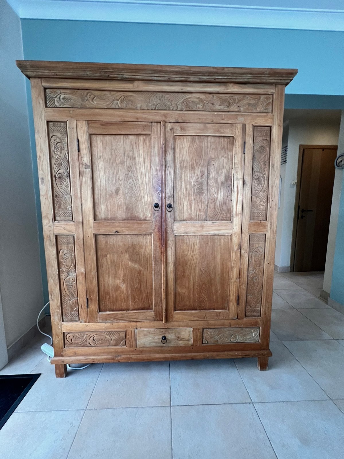 Kast in oude teak, Antiek en Kunst, Ophalen