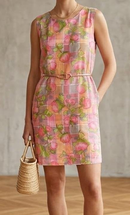 vintage handgemaakte zomerjurk, Vintage ., Envoi