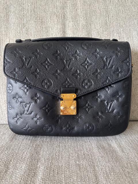 Louis vuitton pochette empreinte metis zwart, Ophalen, Gebruikt, Zwart, Handtas