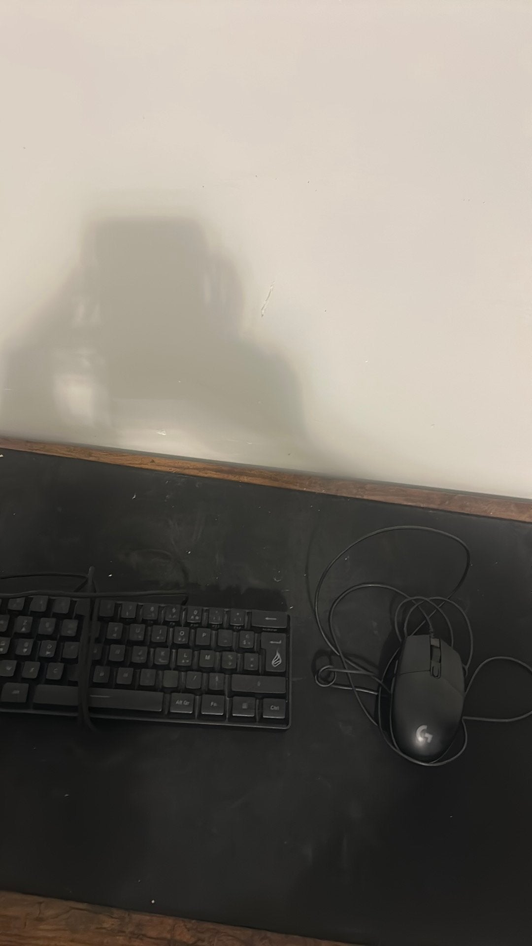 Toetsenbord en logitech muis, Computers en Software, Toetsenborden, Ophalen of Verzenden, Azerty, Gebruikt, Bedraad