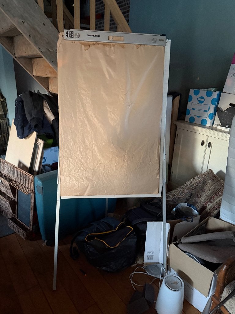 Gratis af te halen: Oude flipchart / flipover, Diversen, Schoolborden, Ophalen, Gebruikt, Whiteboard