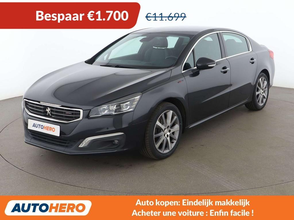 Peugeot 508 2.0 Blue-HDi GT Line (bj 2015), Auto's, Peugeot, Voorwielaandrijving, 4 deurs, Gebruikt, Leder