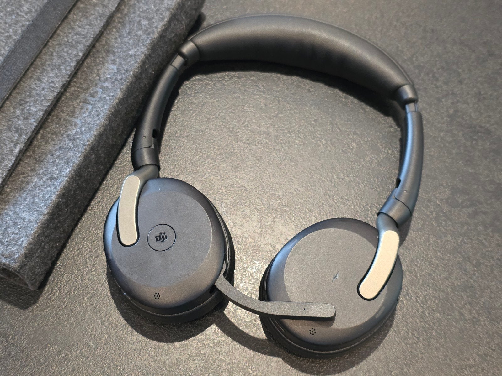 Jabra Evolve2 65 Flex MS - Comme neuf, Enlèvement ou Envoi, Fonction muet du microphone, Comme neuf, Over-ear