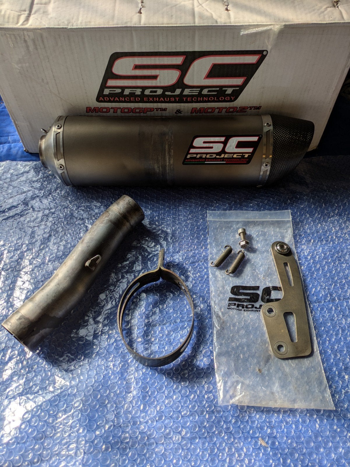 SC-project uitlaat - Husqvarna 701/KTM 690, Enlèvement ou Envoi, Utilisé