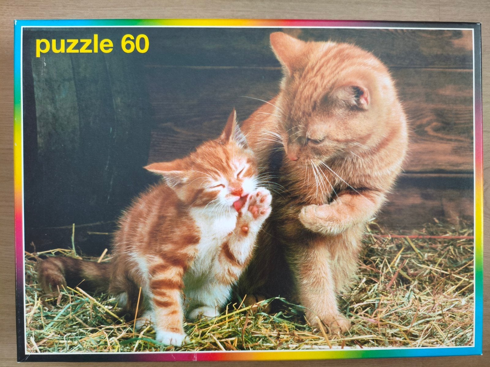 Puzzel poezen, Ophalen of Verzenden, Minder dan 500 stukjes, Zo goed als nieuw, Legpuzzel