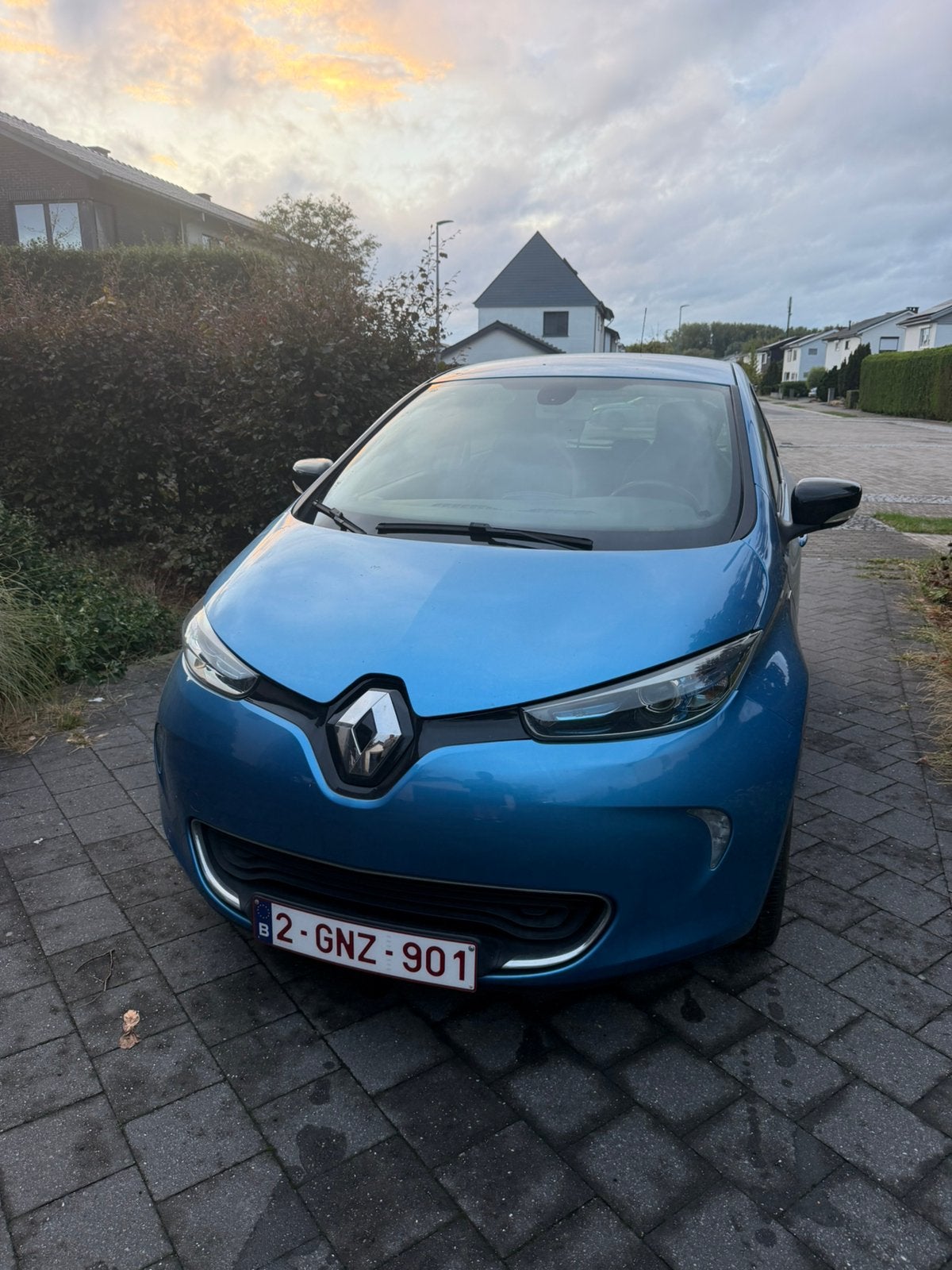 Renault Zoë bose Editie, Auto's, Renault, 4 deurs, Zwart, Blauw, Leder en Stof