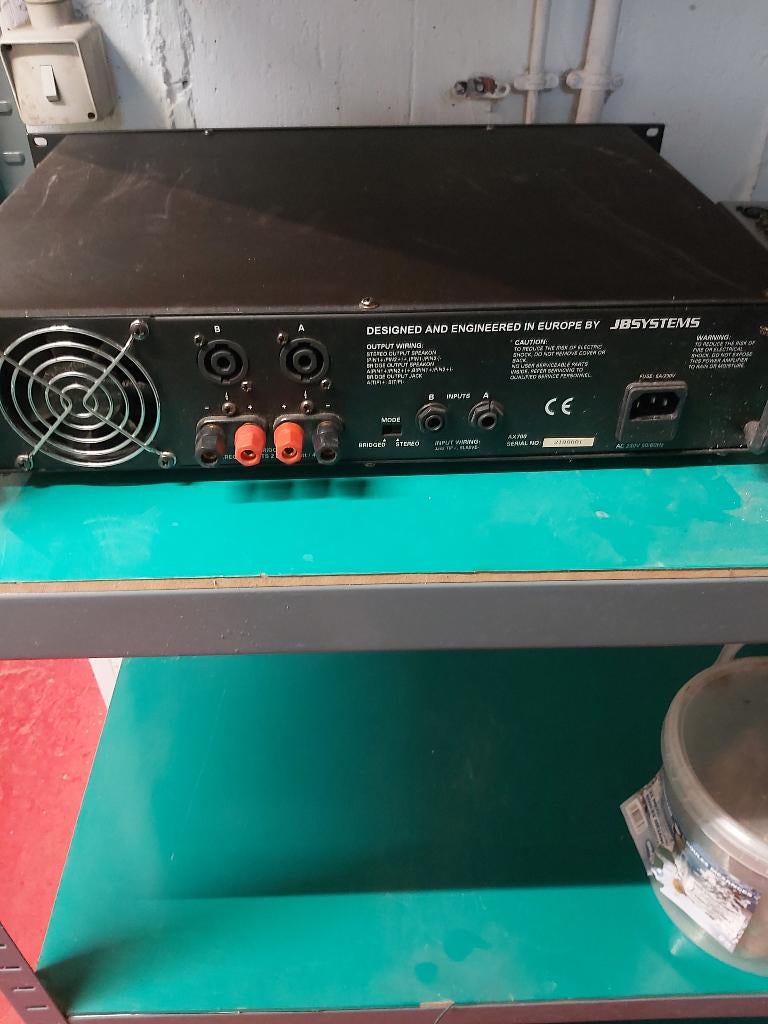 Amplificateur pour sono, Enlèvement, Utilisé, Moins de 500 watts, Sono