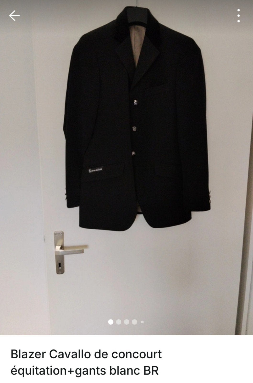 Blazer Cavallo, Ophalen, Zwart, Nieuw, Maat 46 (S) of kleiner