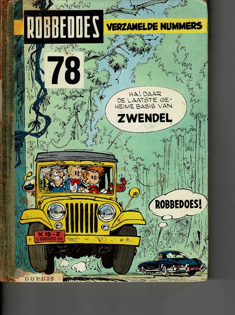 Robbedoes verzamelalbum nr 78 1960 goede staat, Boeken, Gelezen, Verzenden, Eén stripboek, Diversen