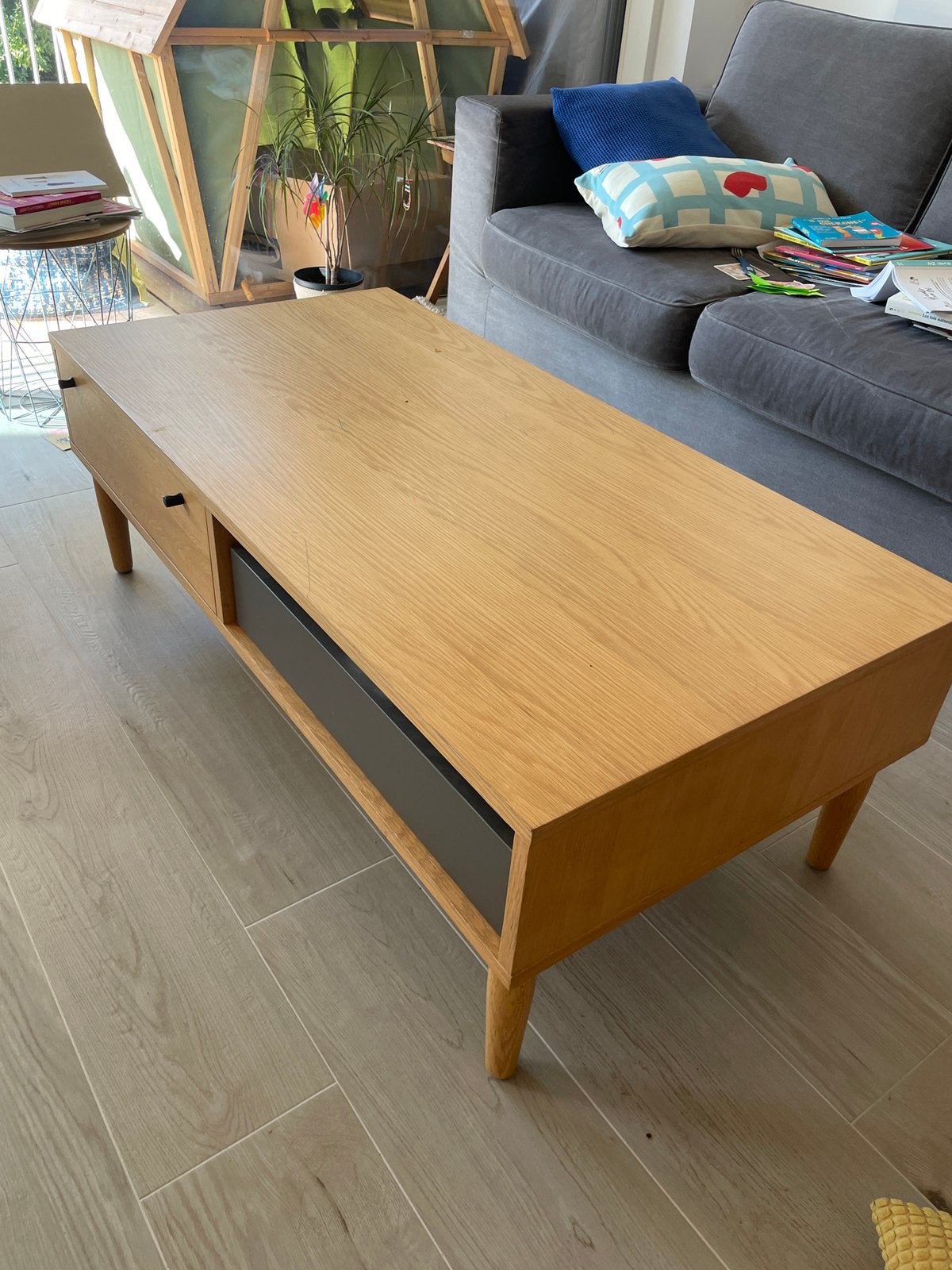 Table basse maisons du monde, Maison & Meubles, 100 à 150 cm, Enlèvement, Utilisé, 50 à 100 cm