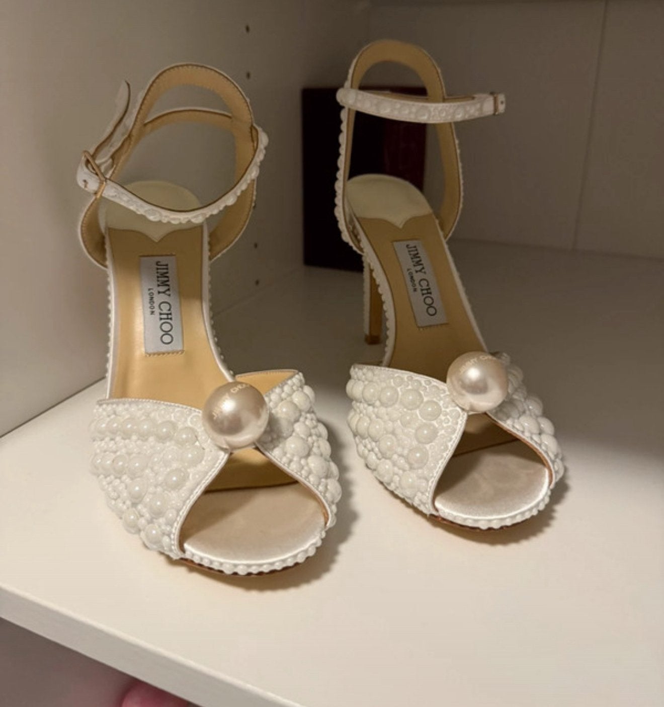 Jimmy Choo Wheel, Ophalen of Verzenden, Zo goed als nieuw