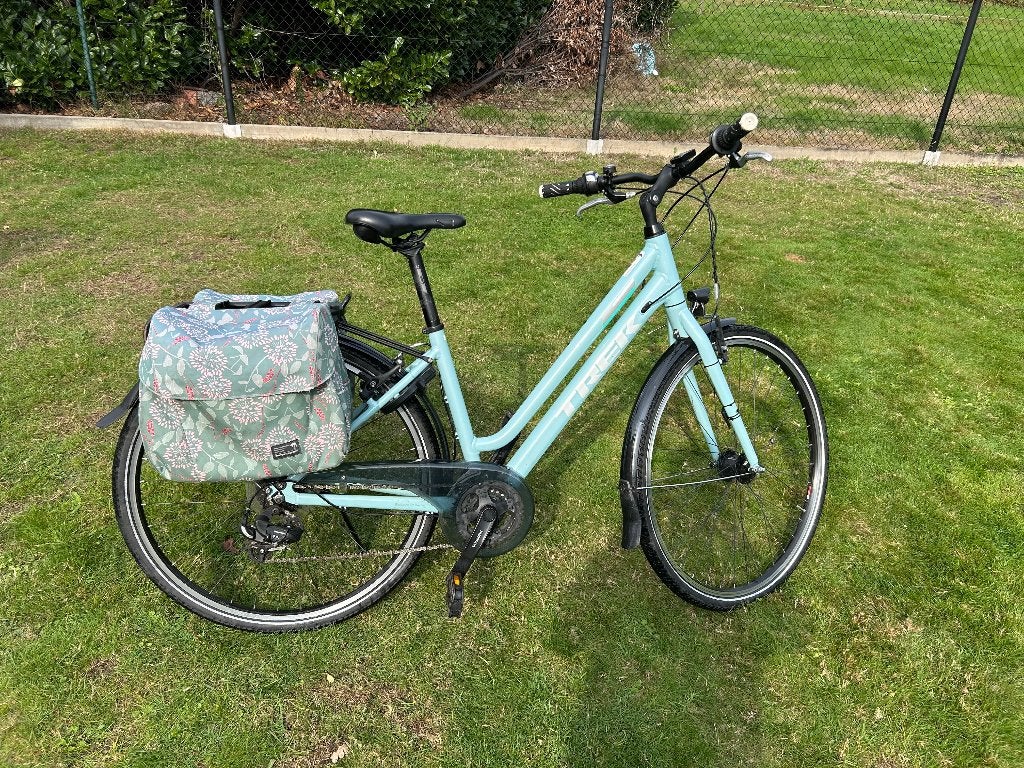Trek damesfiets T100 maat S, Fietsen en Brommers, Gebruikt, Velgrem, Versnellingen, Minder dan 47 cm