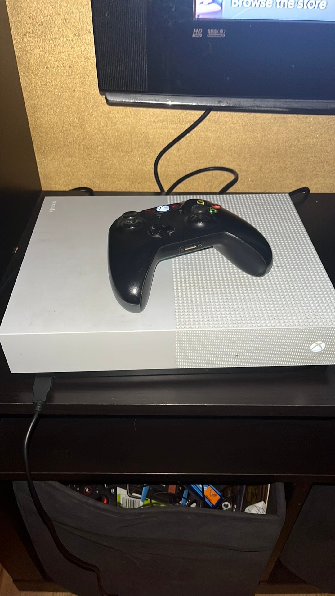 Xbox one S all digital 800gb + controller, Games en Spelcomputers, Spelcomputers | Xbox One, Ophalen of Verzenden, Gebruikt, Met 1 controller