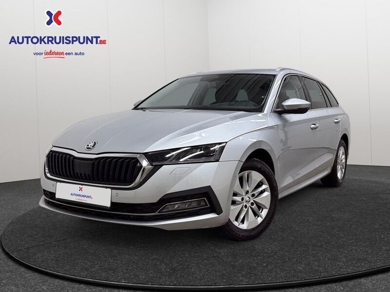 Skoda Octavia 1.0TSI Clever GPS Camera Dig.Airco Alu Led, Argent ou Gris, Achat, Euro 6, 1338 kg