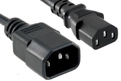 C13 - C14 stroomkabel 1m