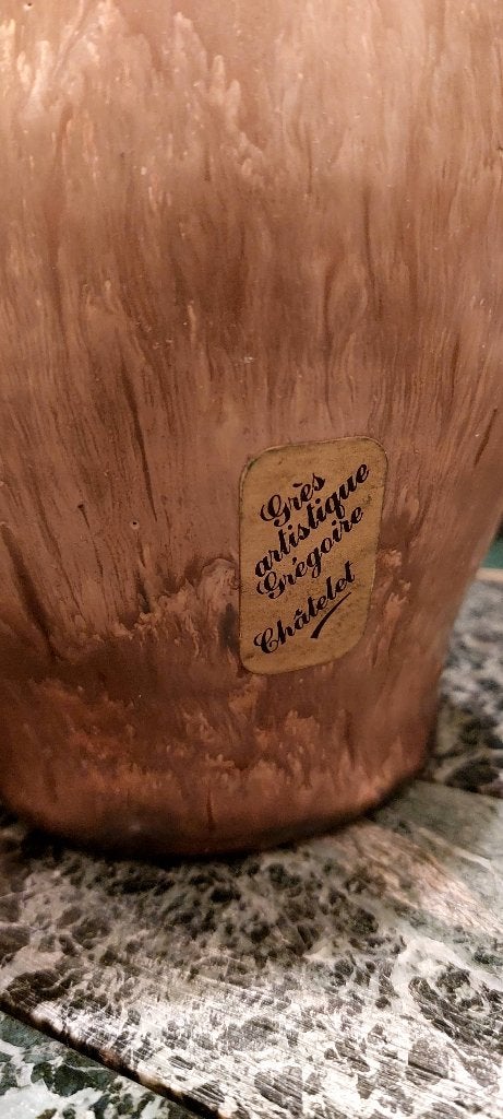 vase pichet double en grès, Antiquités & Art, Enlèvement