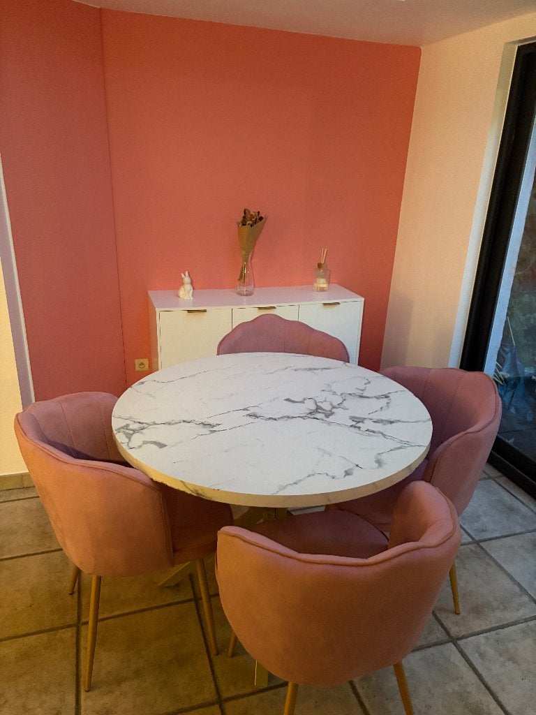 ENSEMBLE COMPLET DE SALLE À MANGER À VENDRE, Enlèvement, Utilisé, Modern, Moins de 4 chaises
