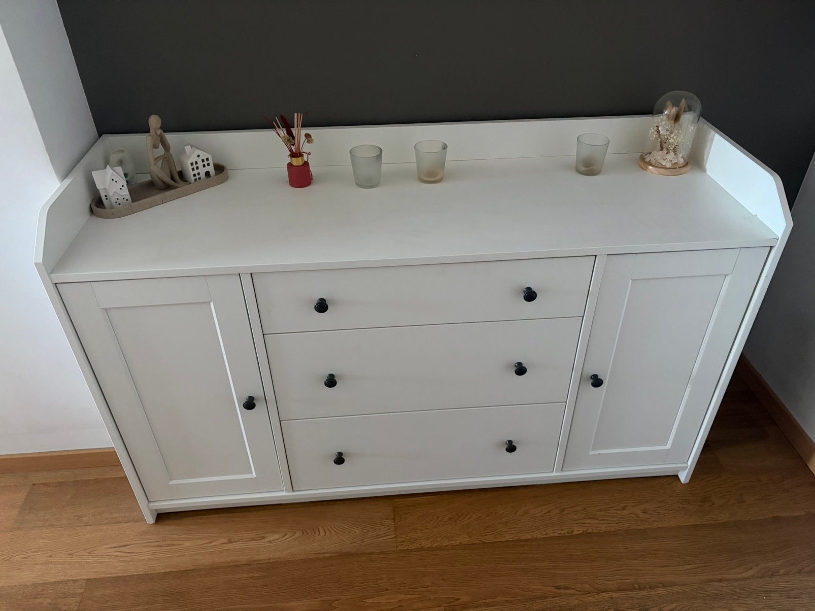 Buffet blanc Ikea, Maison & Meubles, Enlèvement, Utilisé