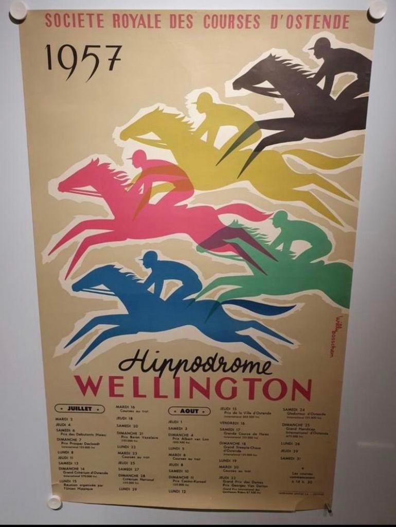 Affiches Wellington Oostende gezocht, Verzamelen, Ophalen of Verzenden, Zo goed als nieuw