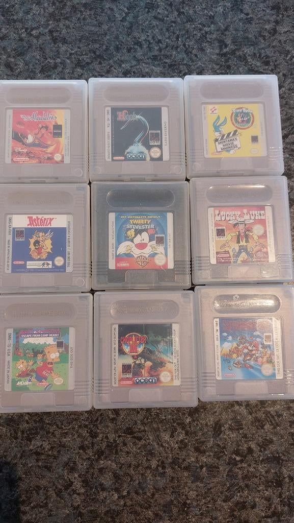 Lot van 9 games voor GameBoy, Games en Spelcomputers, Games | Nintendo Game Boy, Ophalen
