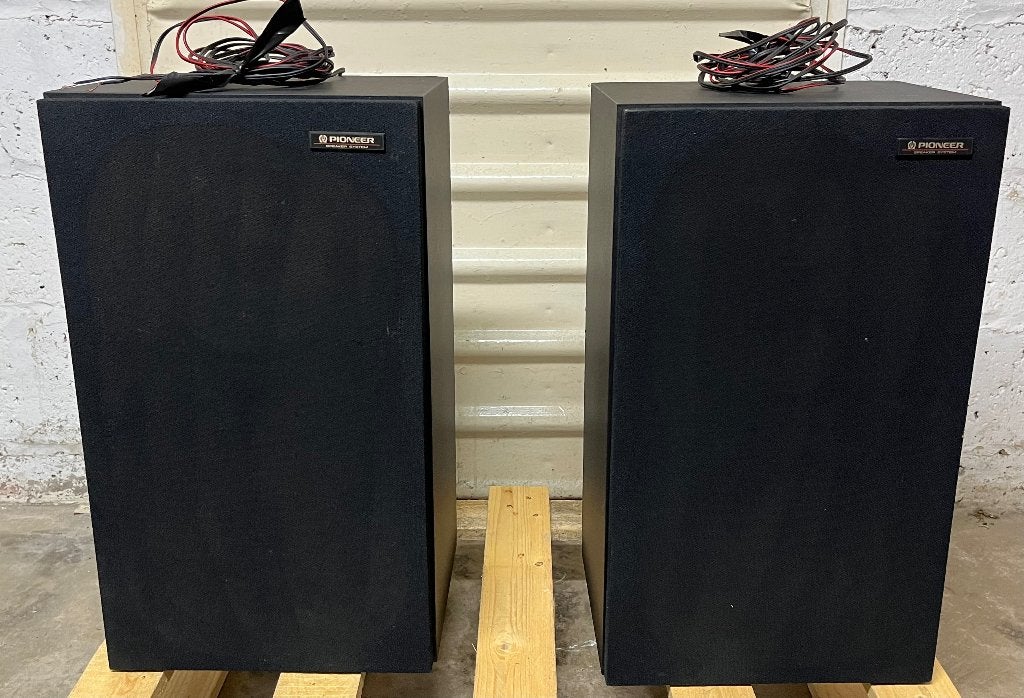 Paire d'enceintes vintage Pioneer CS-570, Enceinte d'étagère, 60 à 120 watts, Enlèvement, Pioneer