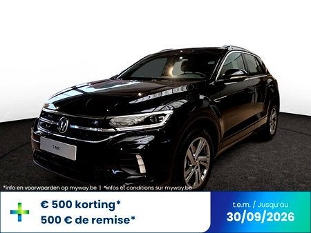 Volkswagen T-Roc R-LINE BUSINESS 1,5 TSI 150 PK DSG-7, Auto's, Automaat, 129 g/km, Adaptive Cruise Control, Zwart