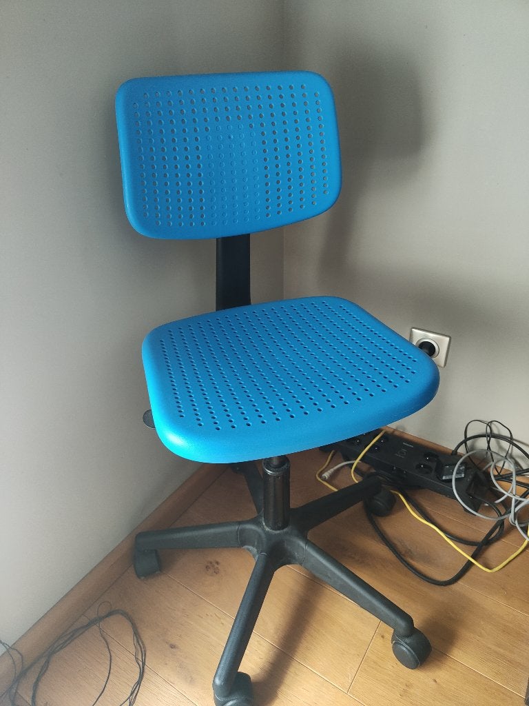 Chaise de bureau enfant, Maison & Meubles, Enlèvement, Utilisé, Bleu, Chaise de bureau