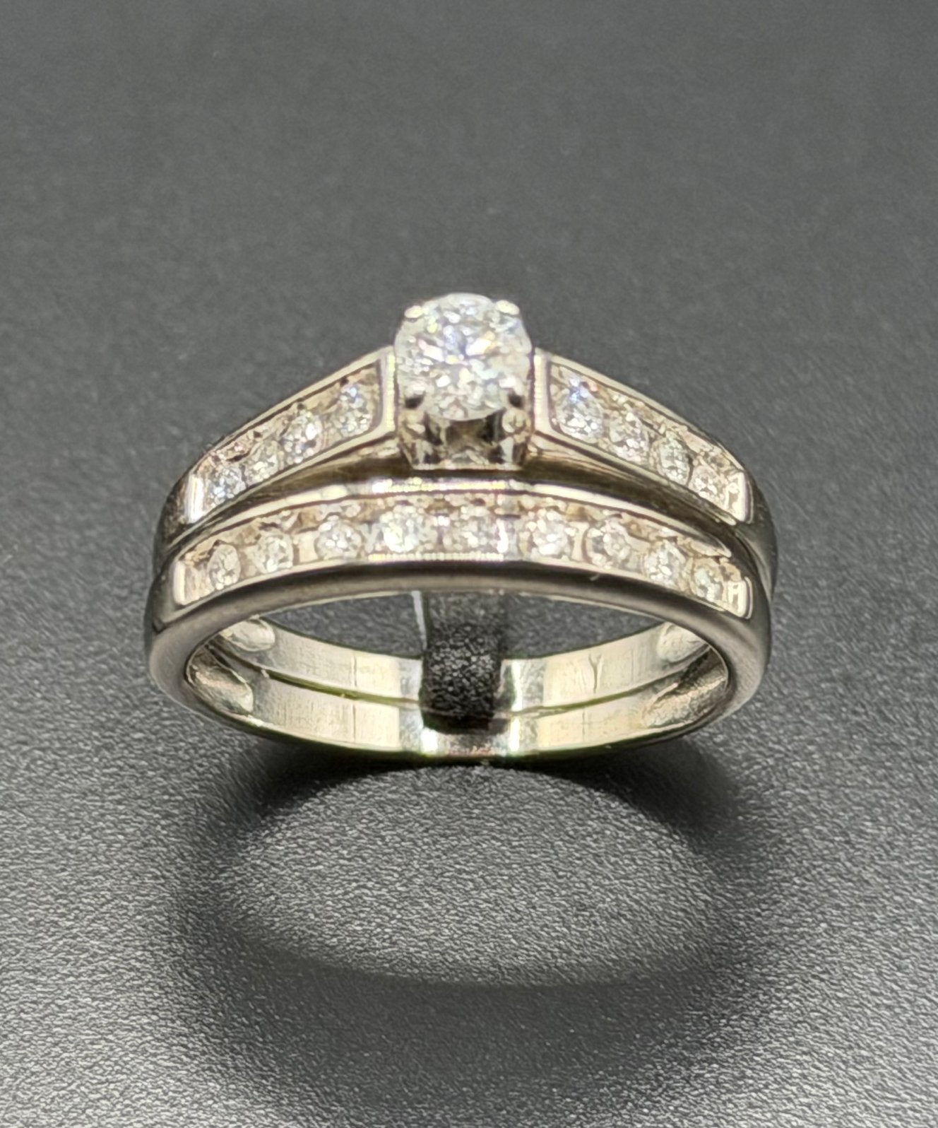 Nieuwe 14K gouden ring met 20 natuurlijke diamanten- 16,5mm, Nieuw, Ophalen of Verzenden, Kleiner dan 17, Met edelsteen