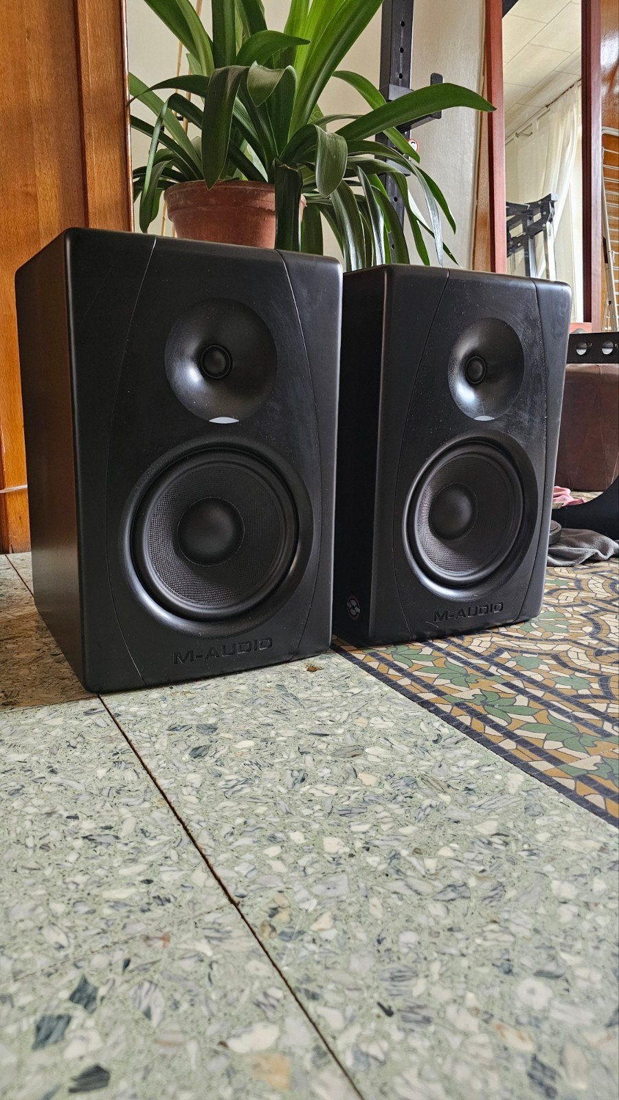 M-Audio Studiophile CX8 – actieve studio monitors, Ophalen, Gebruikt, 120 tot 150 watt, Speakerset