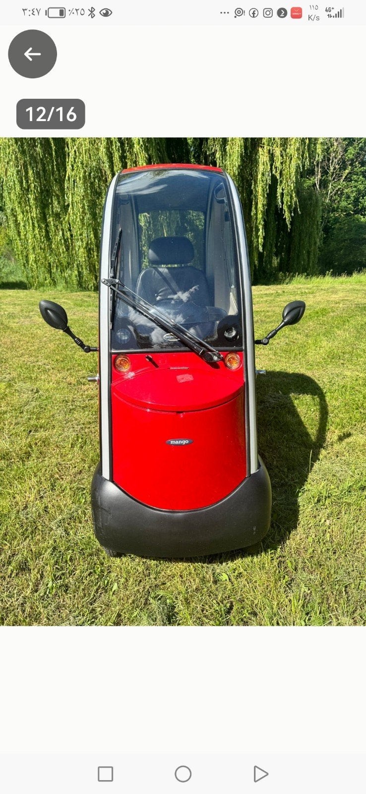 Scooter couvert de luxe Shoprider Cabin Info 0488826971, Enlèvement ou Envoi, Comme neuf, Fauteuil roulant électrique