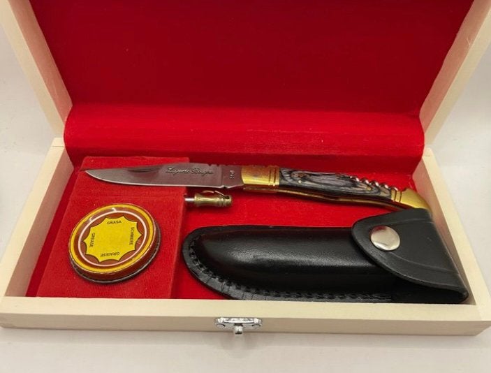 Couteau de poche Laguiole bougna neuf avec accessoires, Enlèvement ou Envoi, Neuf