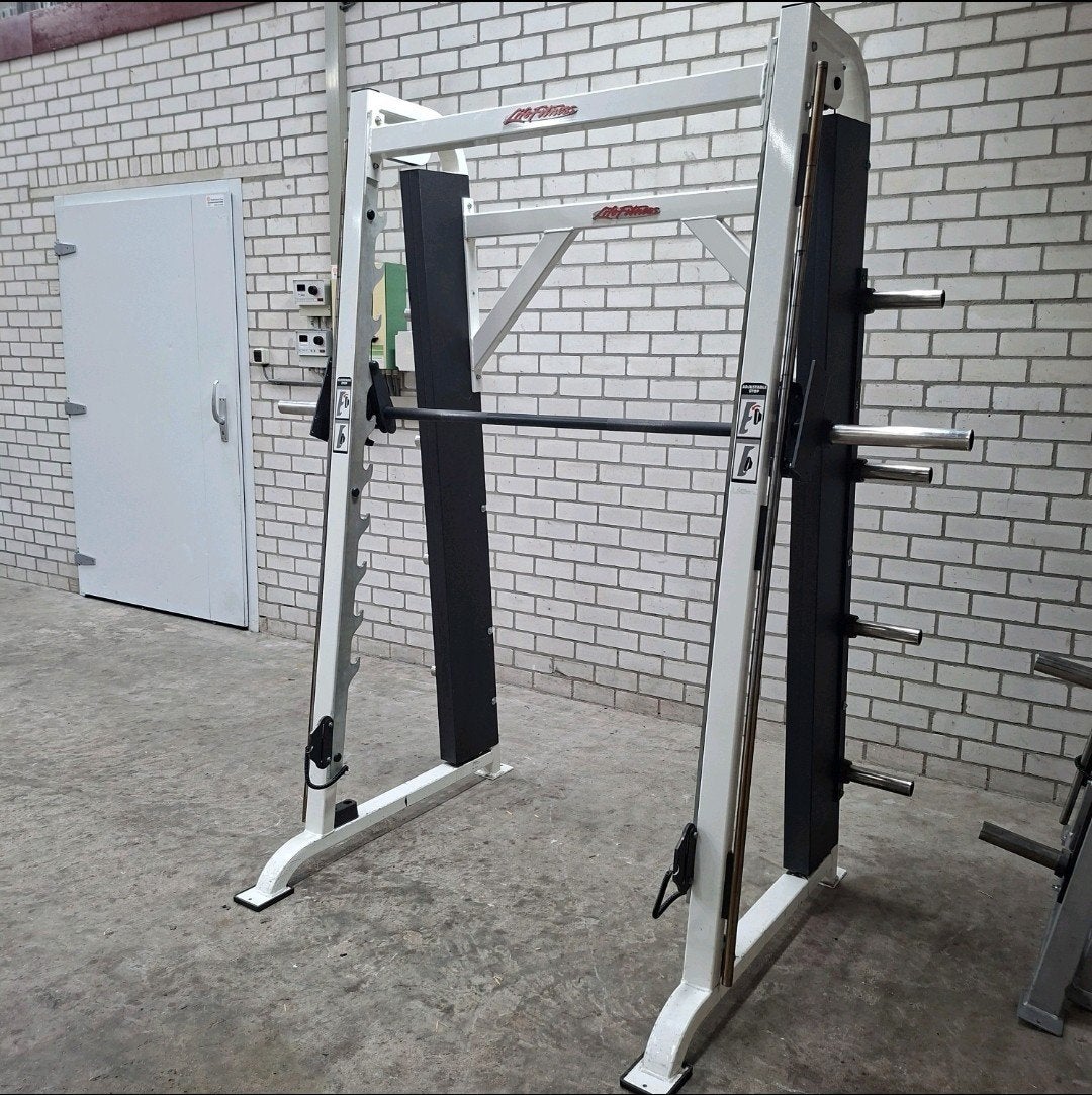 Life Fitness Pro Smith Machine Met Contra Gewichten, Ophalen