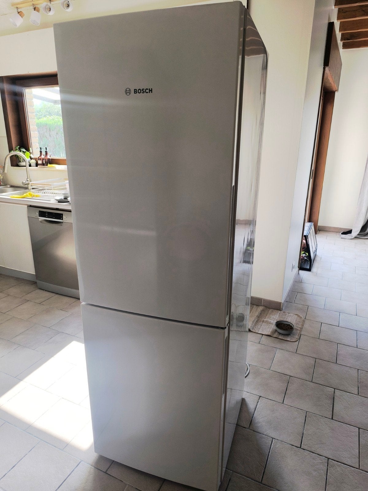 Réfrigérateur combiné Bosch KGV33VW31/07, Classe énergétique A ou plus économe, Avec compartiment congélateur, 160 cm ou plus