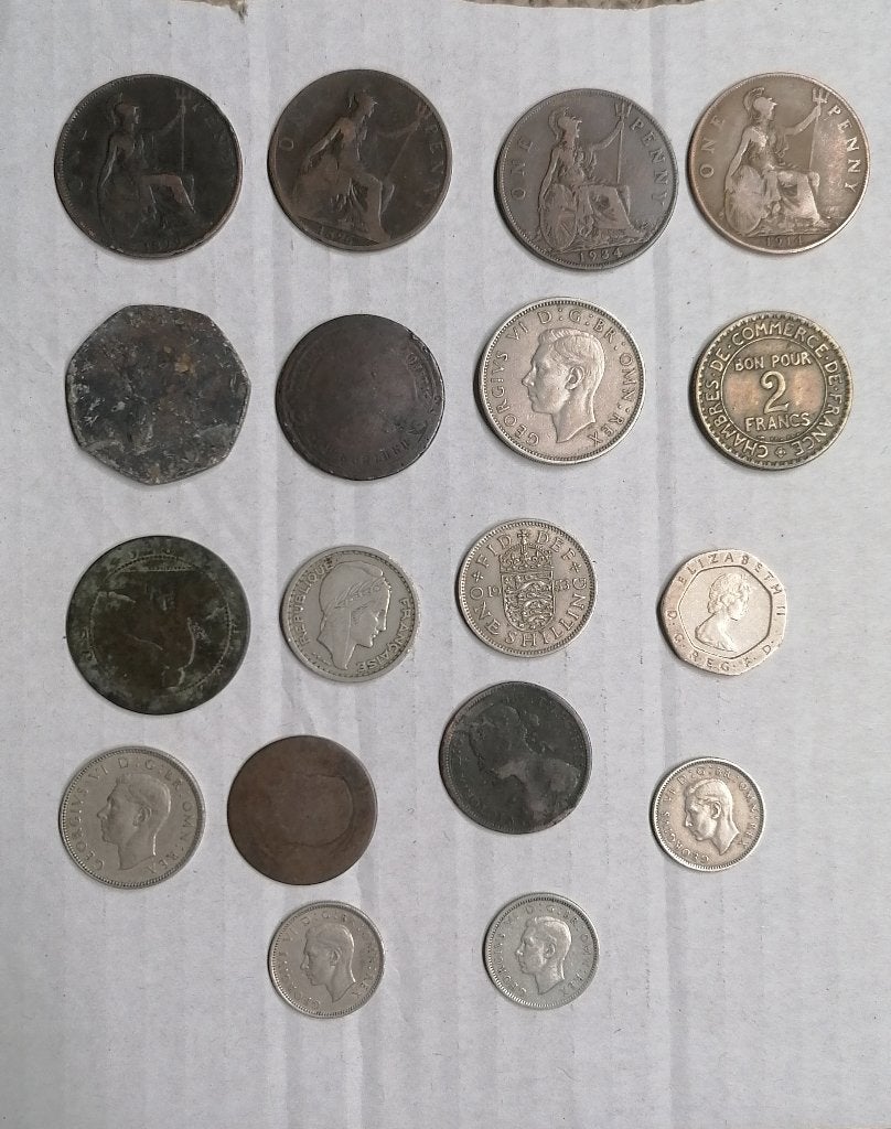 Pièces monnaie divers pays, Envoi, Autres pays, Autres valeurs, Monnaie en vrac