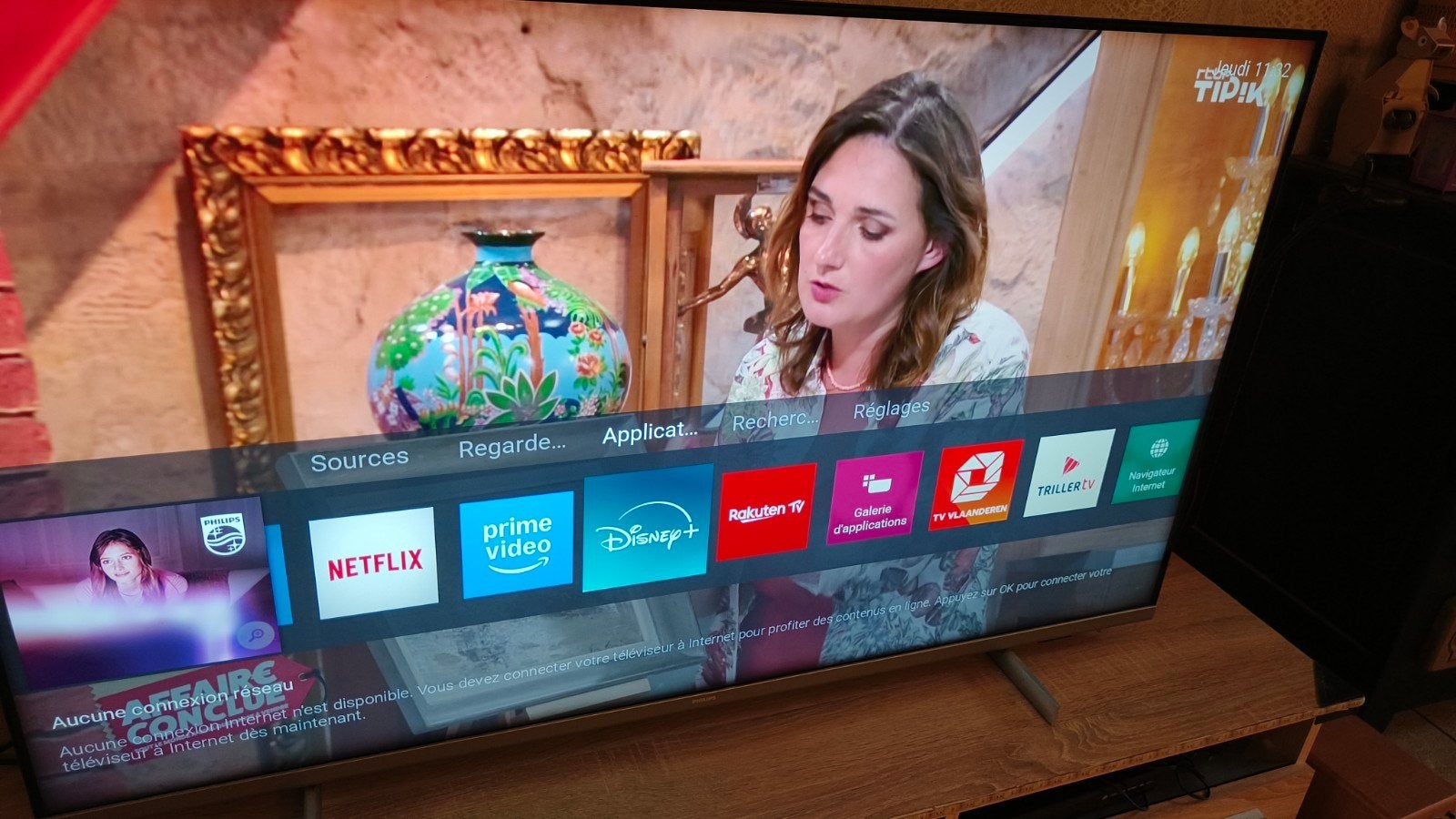 Smart TV led Philips 50 pouces 4k Uhd, Audio, Tv en Foto, Televisies, Philips, LED, Ophalen of Verzenden, 4k (UHD)
