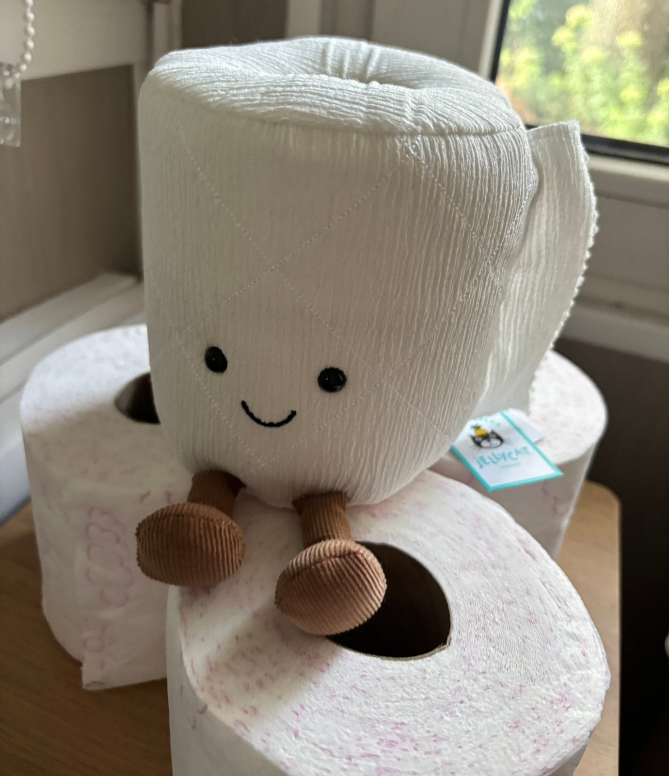 Jellycat Toilet Roll, Neuf, Avec étiquette, Jellycat, Enlèvement ou Envoi