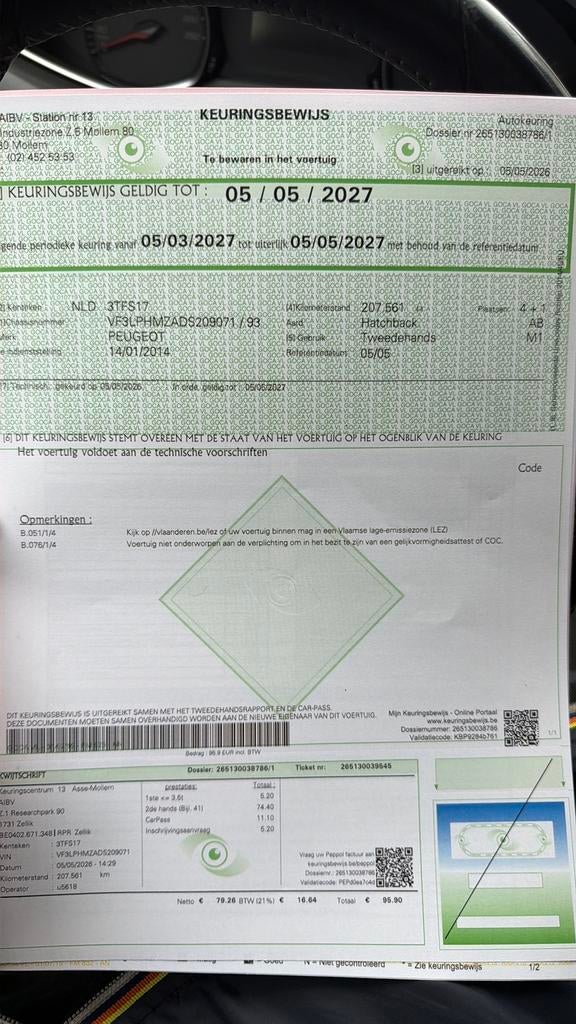 Peugeot 308 2014, Auto's, Voorwielaandrijving, Euro 5, Stof, Zwart