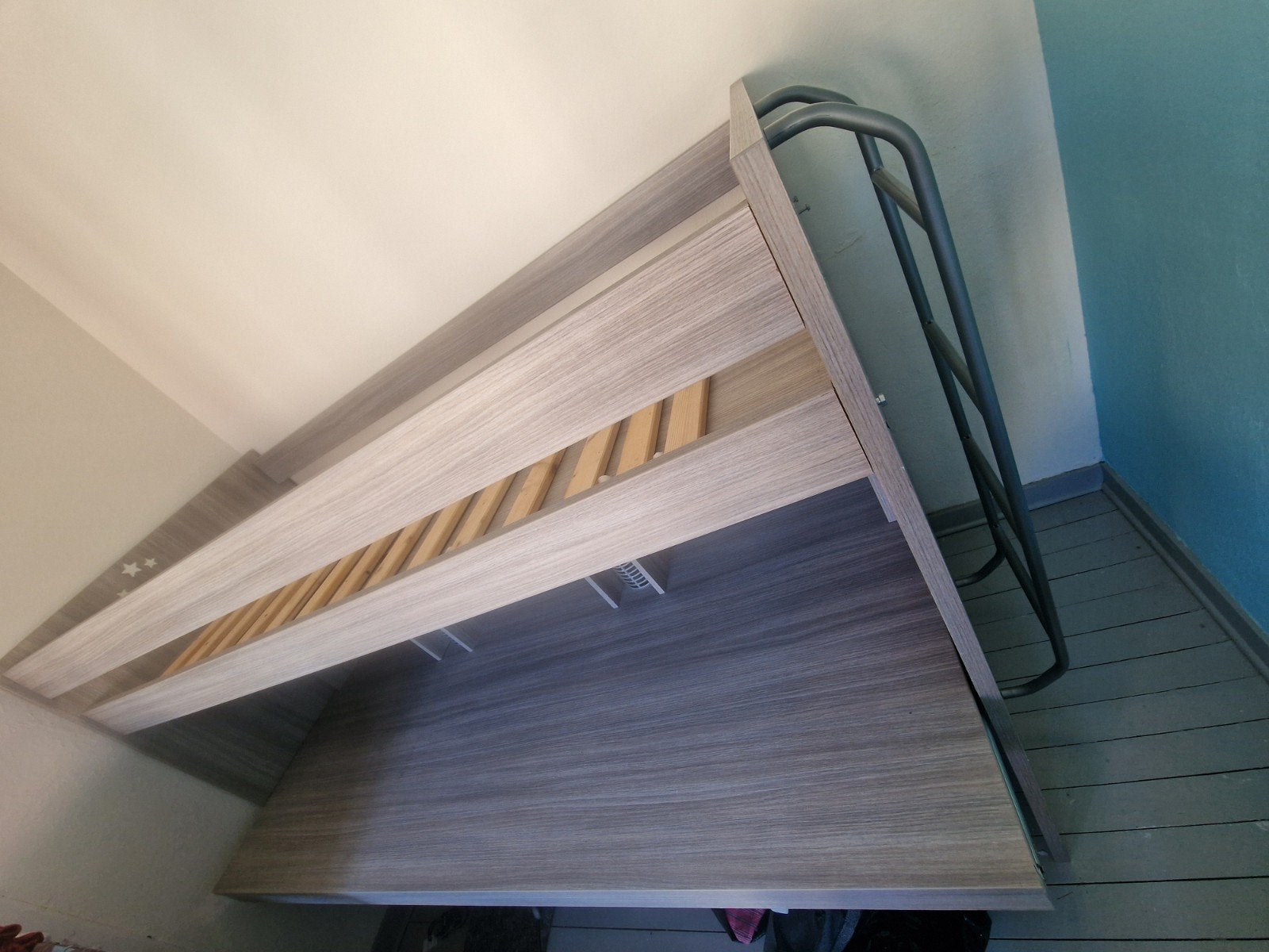 Lit de bureau (mezzanine) pour chambre d'enfant (extensible), 90 cm, 210 cm, Enlèvement, Moins de 160 cm