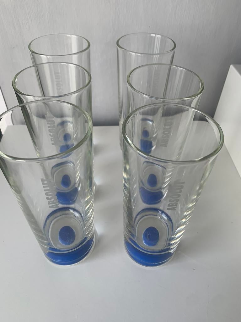 6 glazen „VODKA ABSOLUTE”, Verzamelen, Ophalen of Verzenden, Nieuw