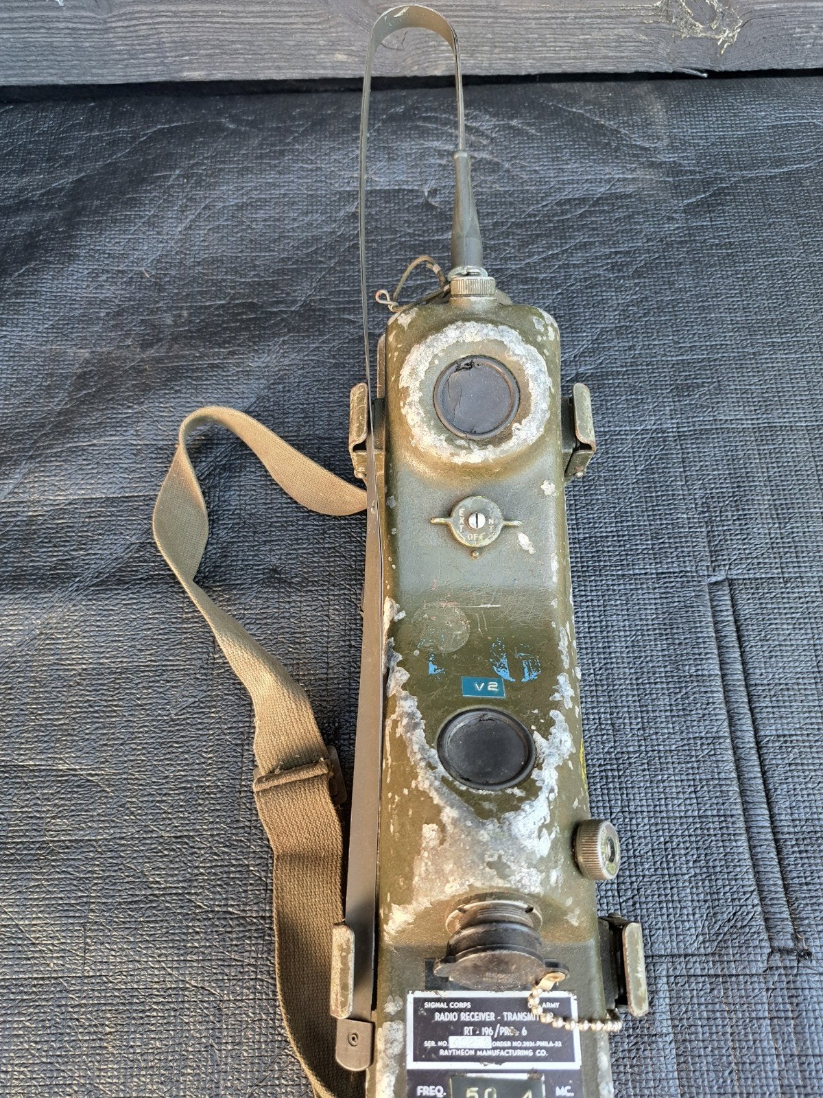 Émetteur-récepteur original de l'armée américaine RT-196/PRC, Enlèvement ou Envoi, Armée de terre