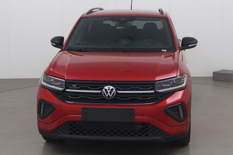 Volkswagen T-Cross 1.0 tsi R-line 115 AT, Autos, Rouge, 1295 kg, Entreprise, Noir