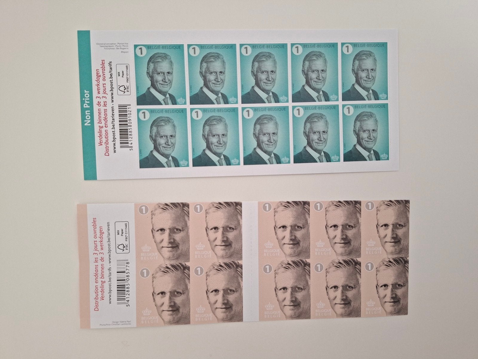 Les timbres autocollants Bpost sont valables indéfiniment, Enlèvement ou Envoi