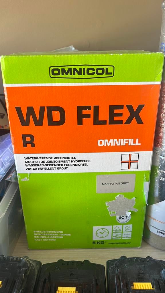 Waterwerende voegmortel Omnicol, Ophalen of Verzenden, Nieuw, Vloertegels