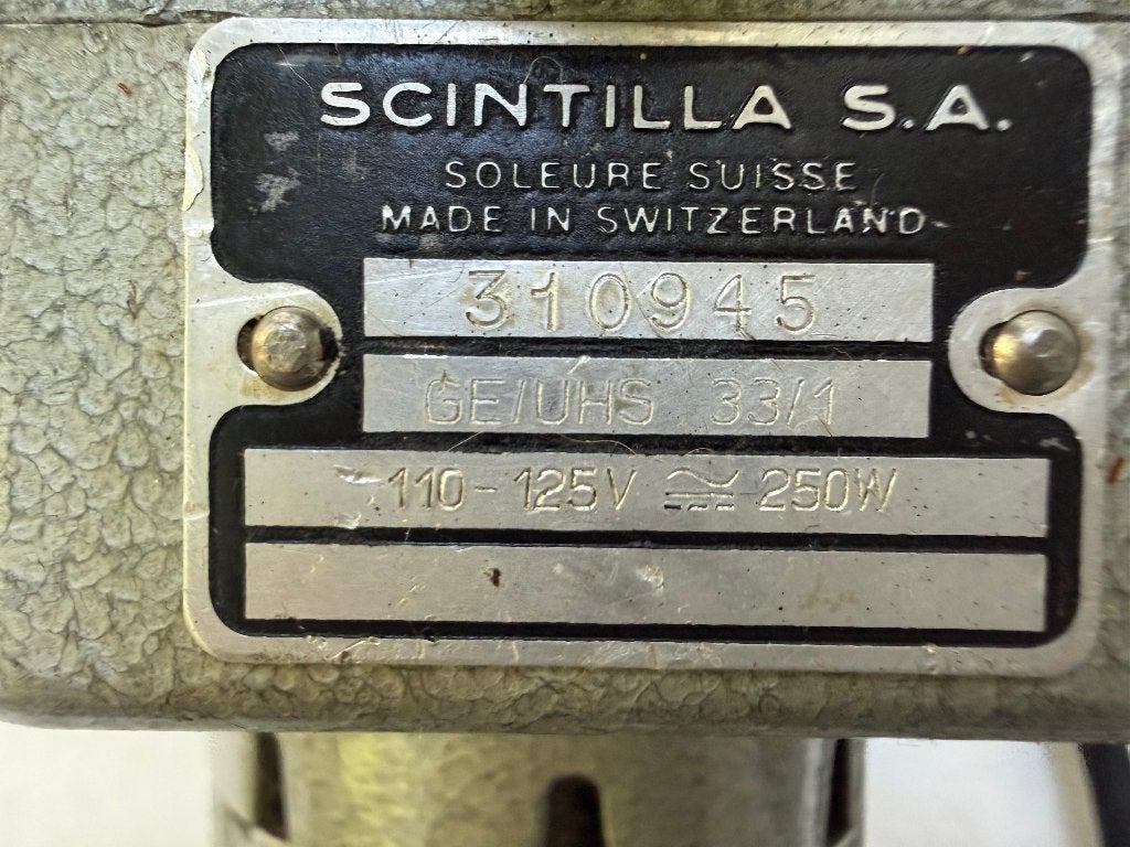 Scintilla decoupeerzaag, GEMAAKT IN ZWITSERLAND-, 110 V, Verzenden