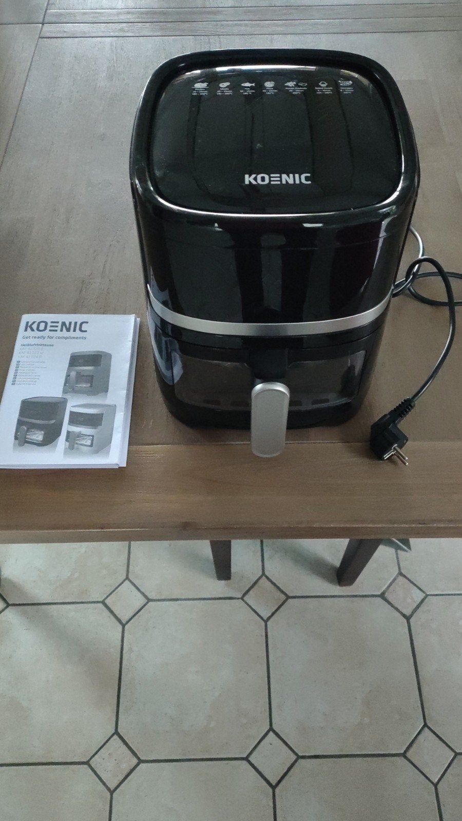 airfryer koenic, Enlèvement, Comme neuf, Friteuse à air