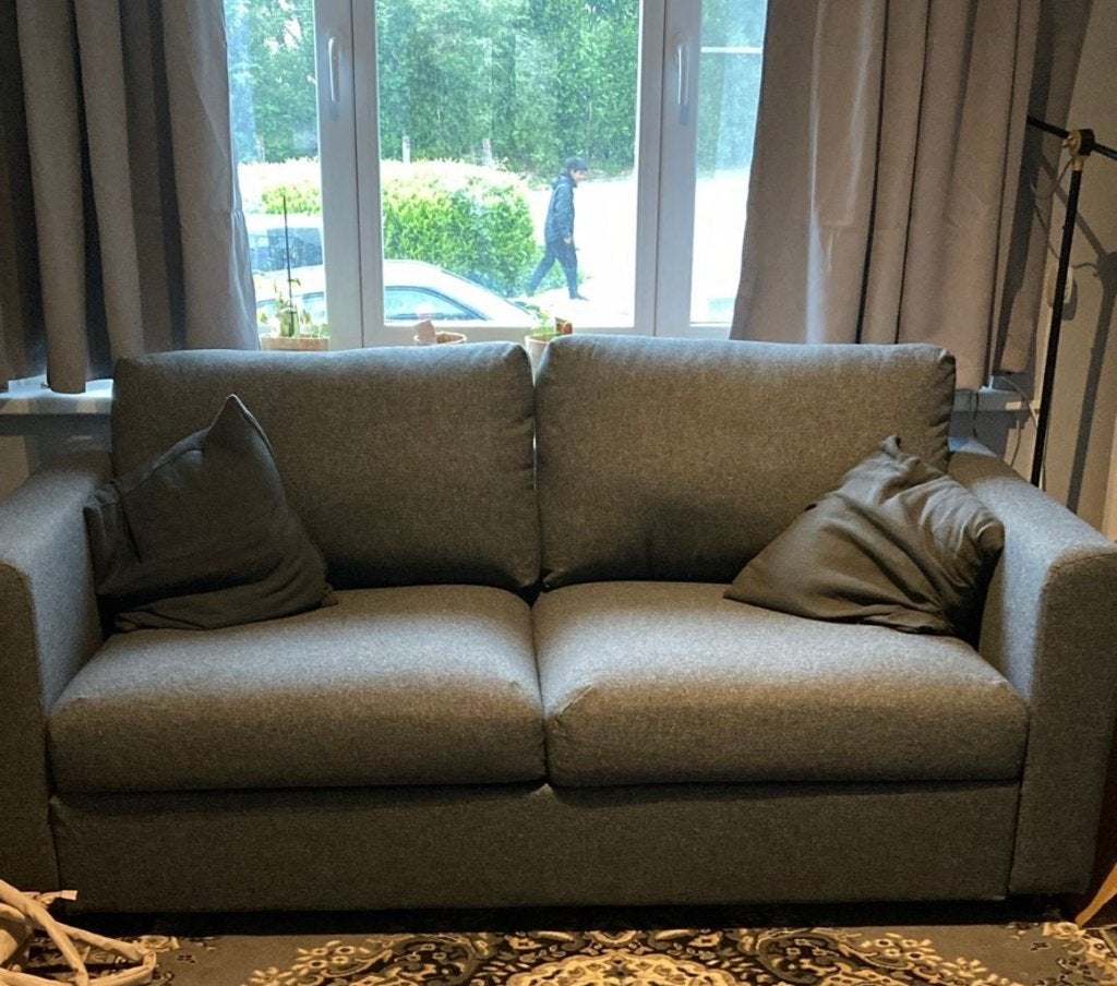 Canapé-lit 2 places IKEA VIMLE gris – excellent état, Gris, Enlèvement, Utilisé, Autres dimensions
