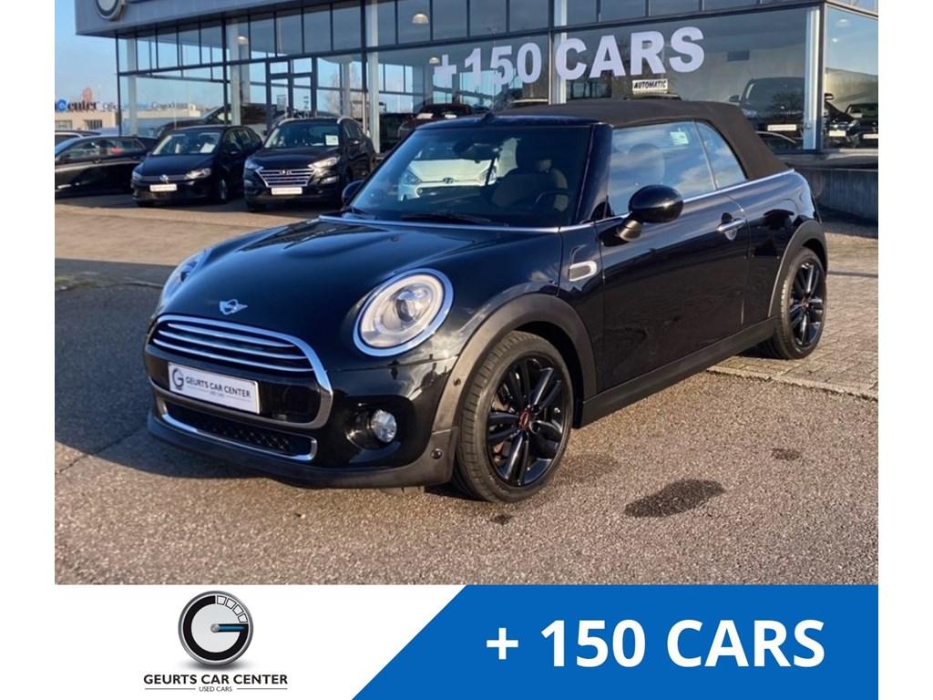 MINI Cooper Cabrio 1.5i 136pk Automaat !, 4 zetels, Cabriolet, 136 pk, Zwart